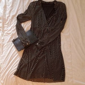 BCBG polka-dot dress